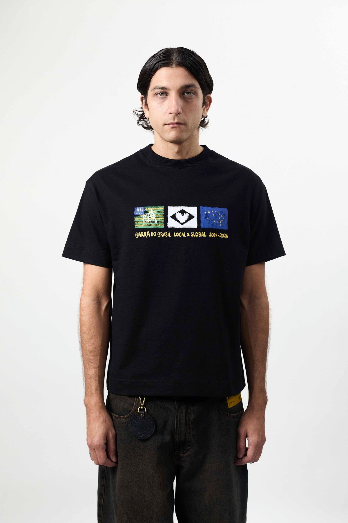 Camiseta Barra "ICONOGRAFIA" Preta