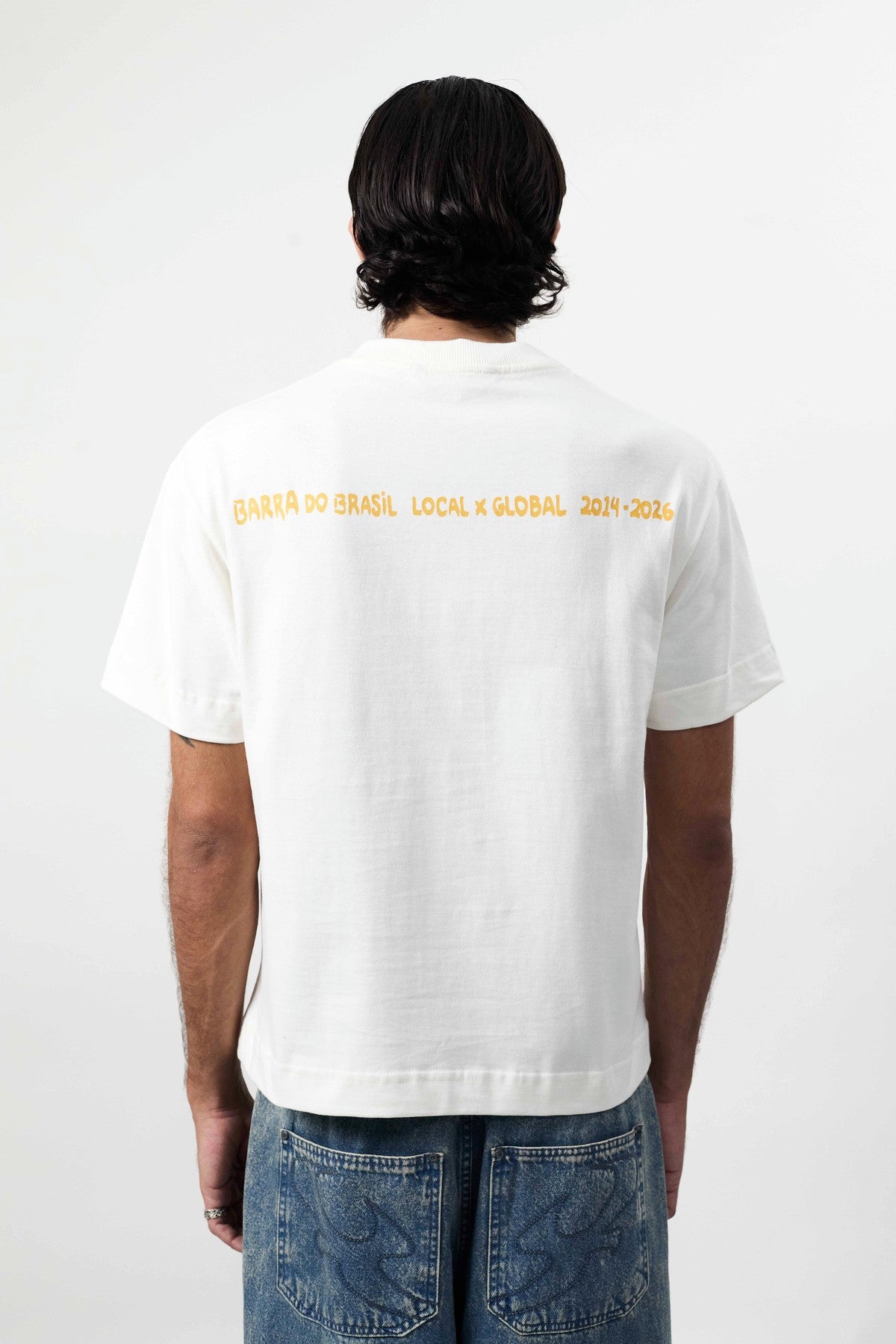 Camiseta Barra "ICONOGRAFIA" Off White