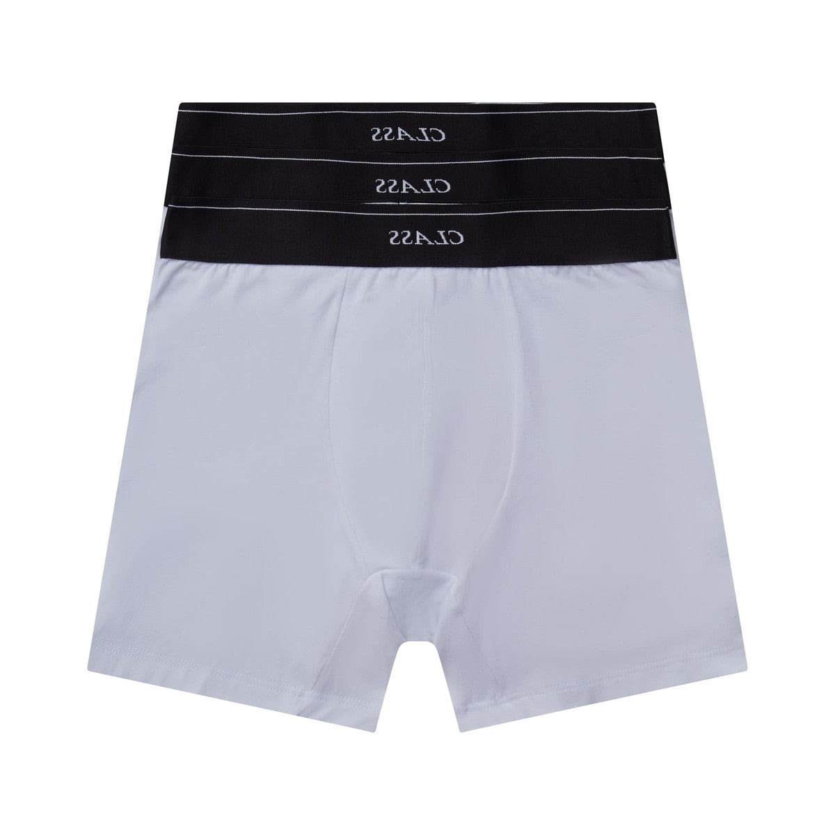 Pack De 3 Cuecas Boxer CLASS "Class Inverso" White