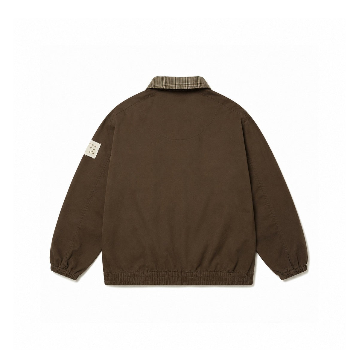 Agasalho Quarterzip Barra "LOGO" Marrom