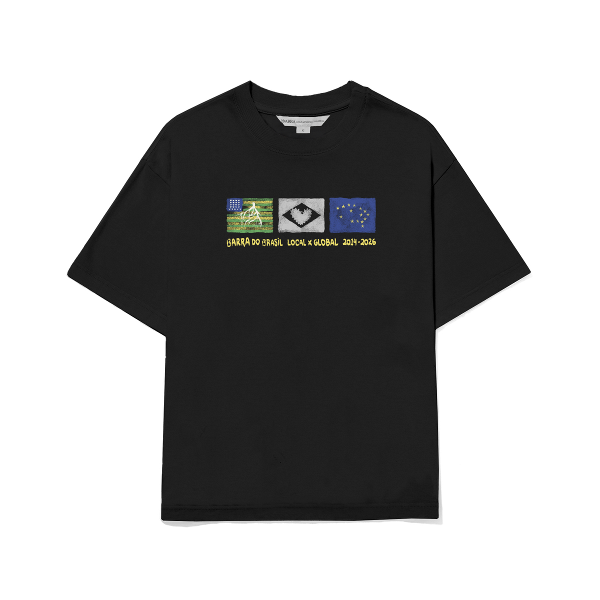 Camiseta Barra "ICONOGRAFIA" Preta
