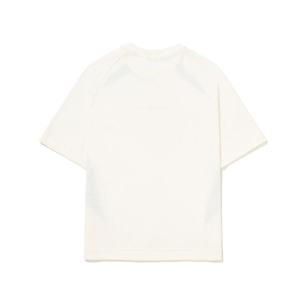 Camiseta Recortada "BARRA REMIX" Off White