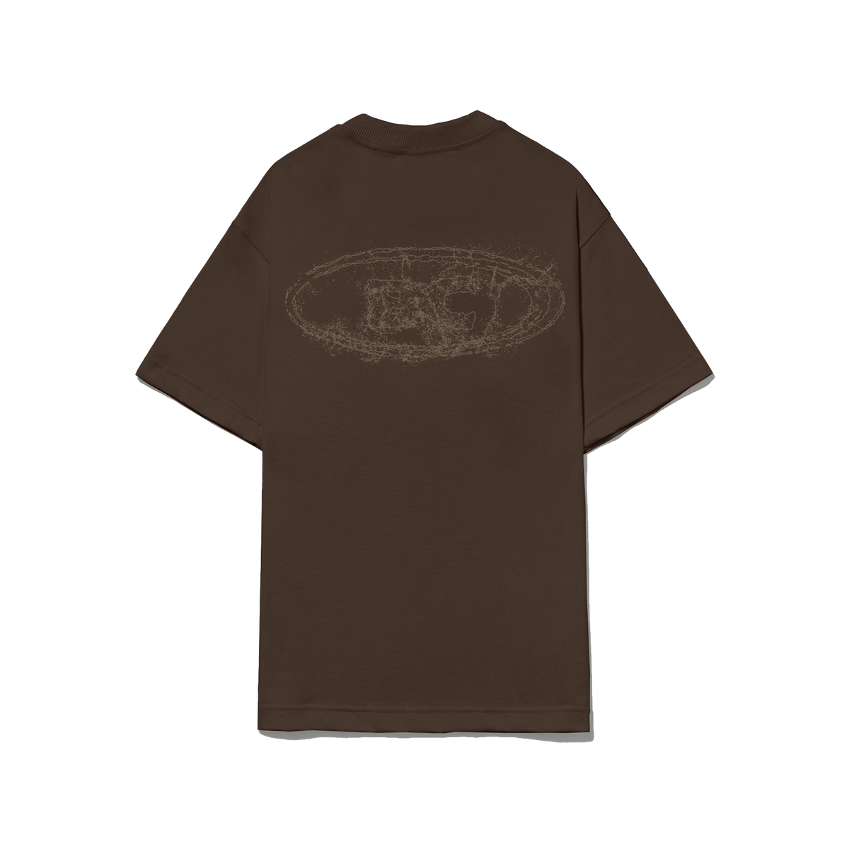 Camiseta "GOODS LOGO REMIX" Marrom