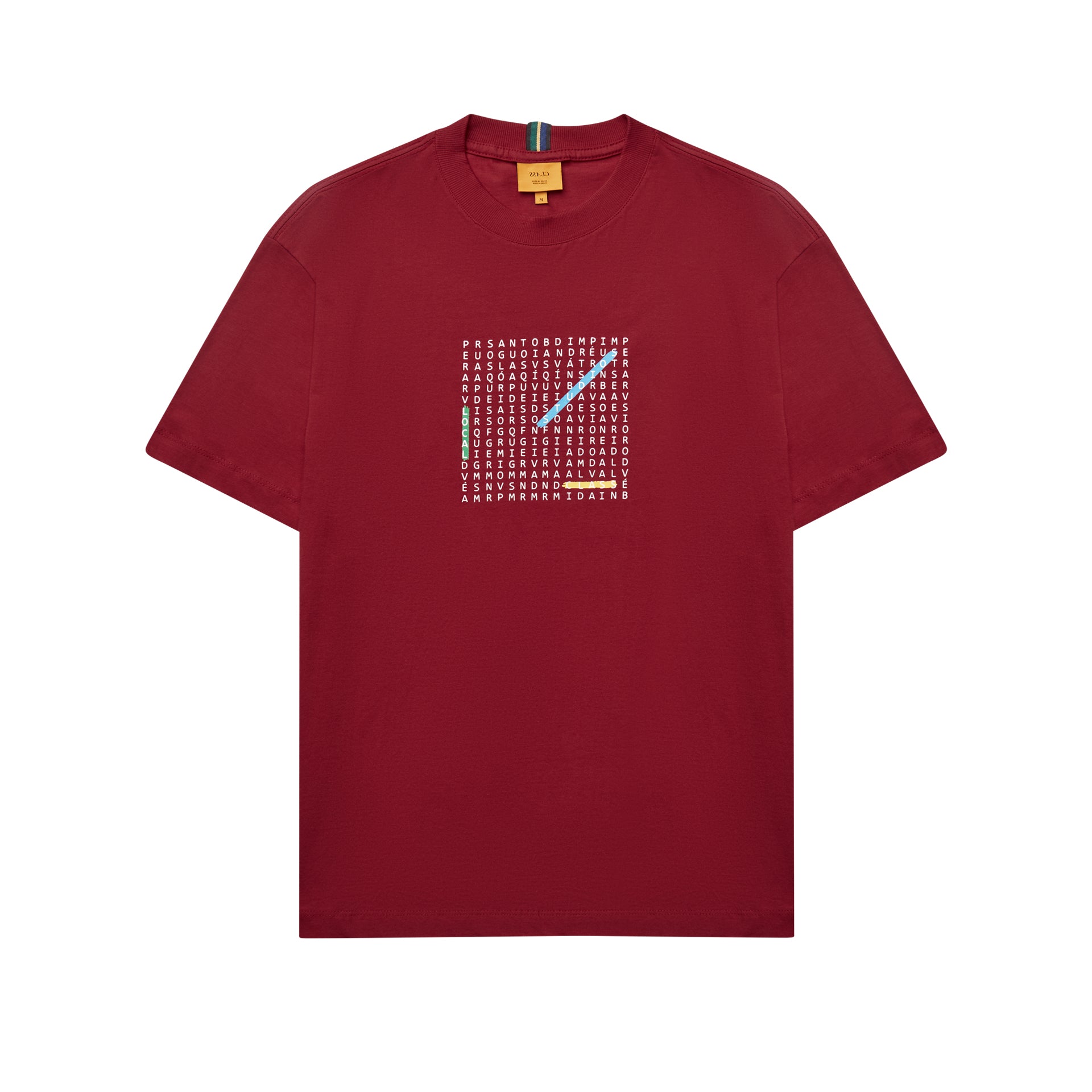 CLASS - Camiseta Word Search Red