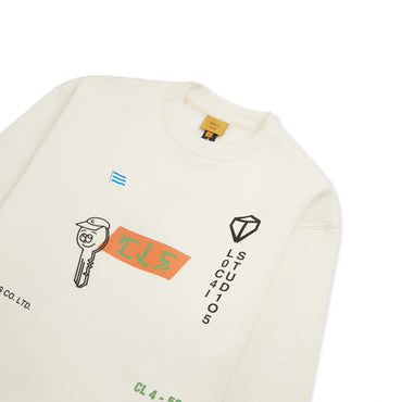 CLASS - Crewneck Container Off-White