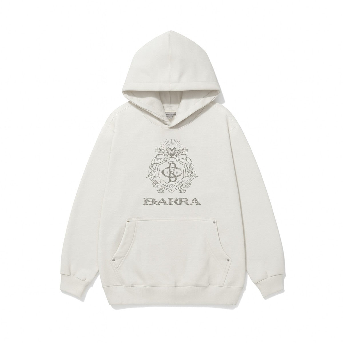 Moletom Barra "BRASAO" Off White