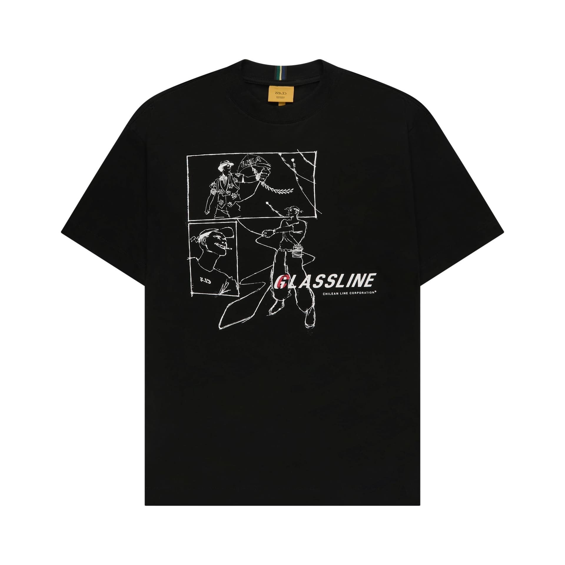 Camiseta CLASS "Glassline'' Black