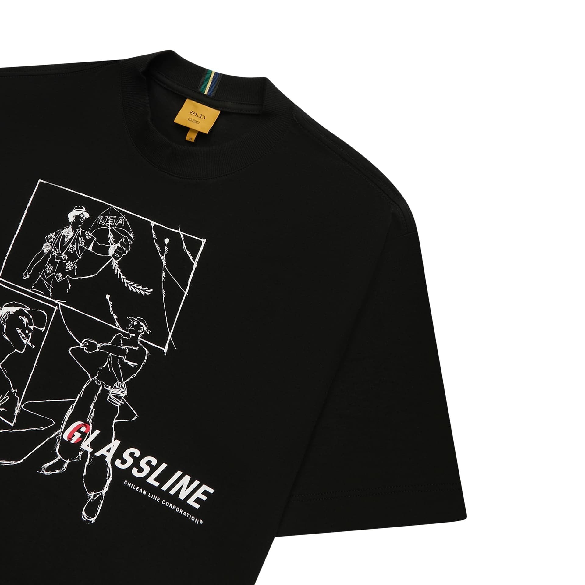 Camiseta CLASS "Glassline'' Black