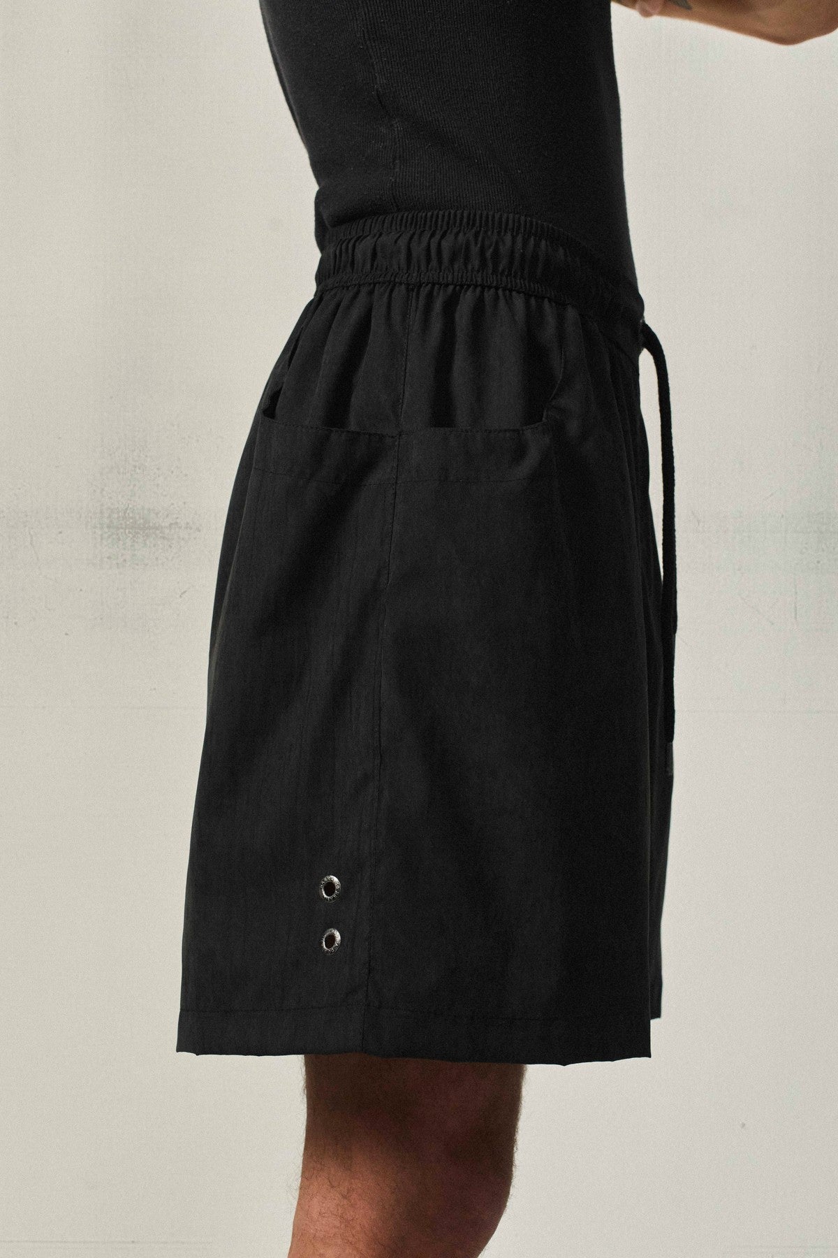 Short BARRA Bolso Duplo "B Garça" Preto