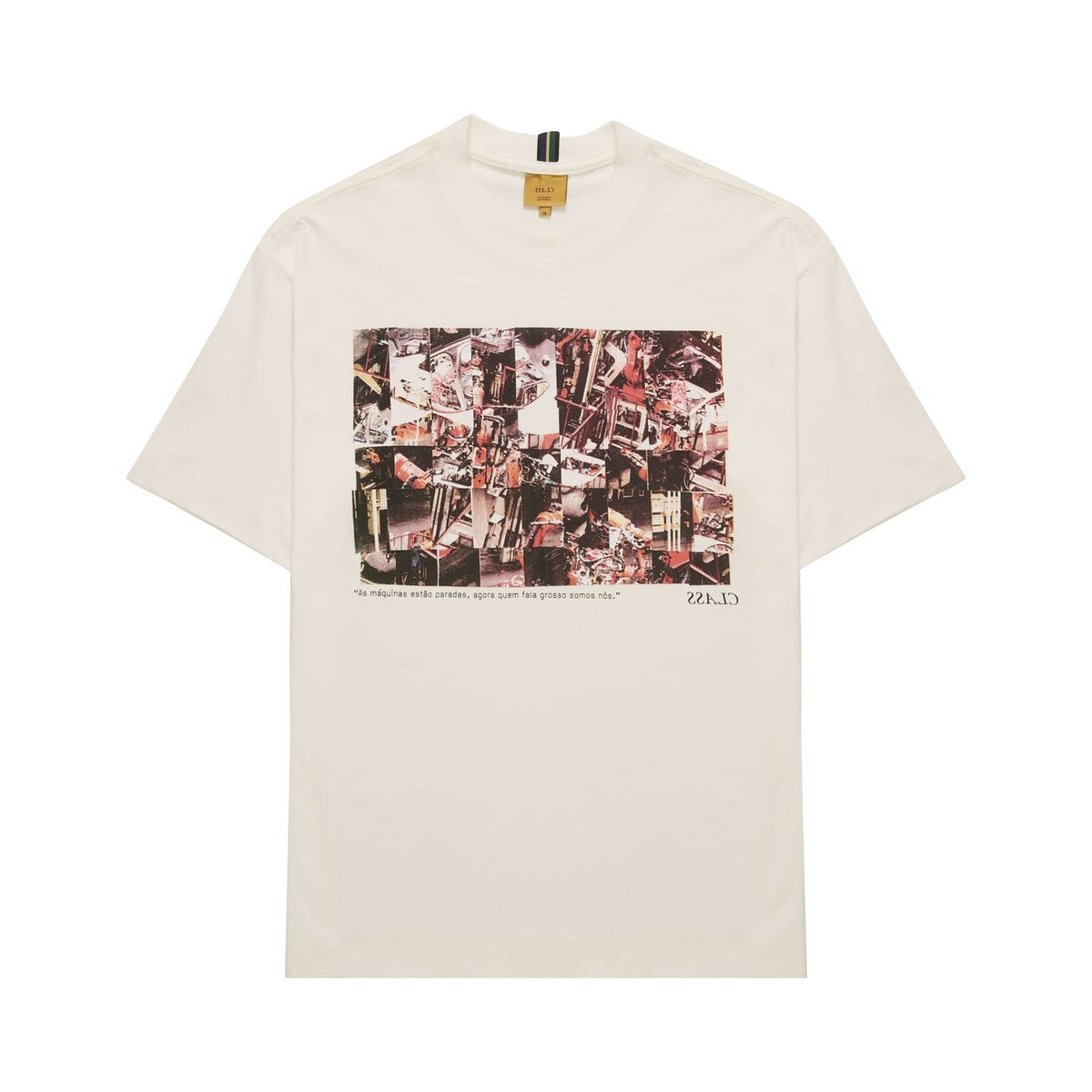 Camiseta CLASS "Quem fala" Off-White