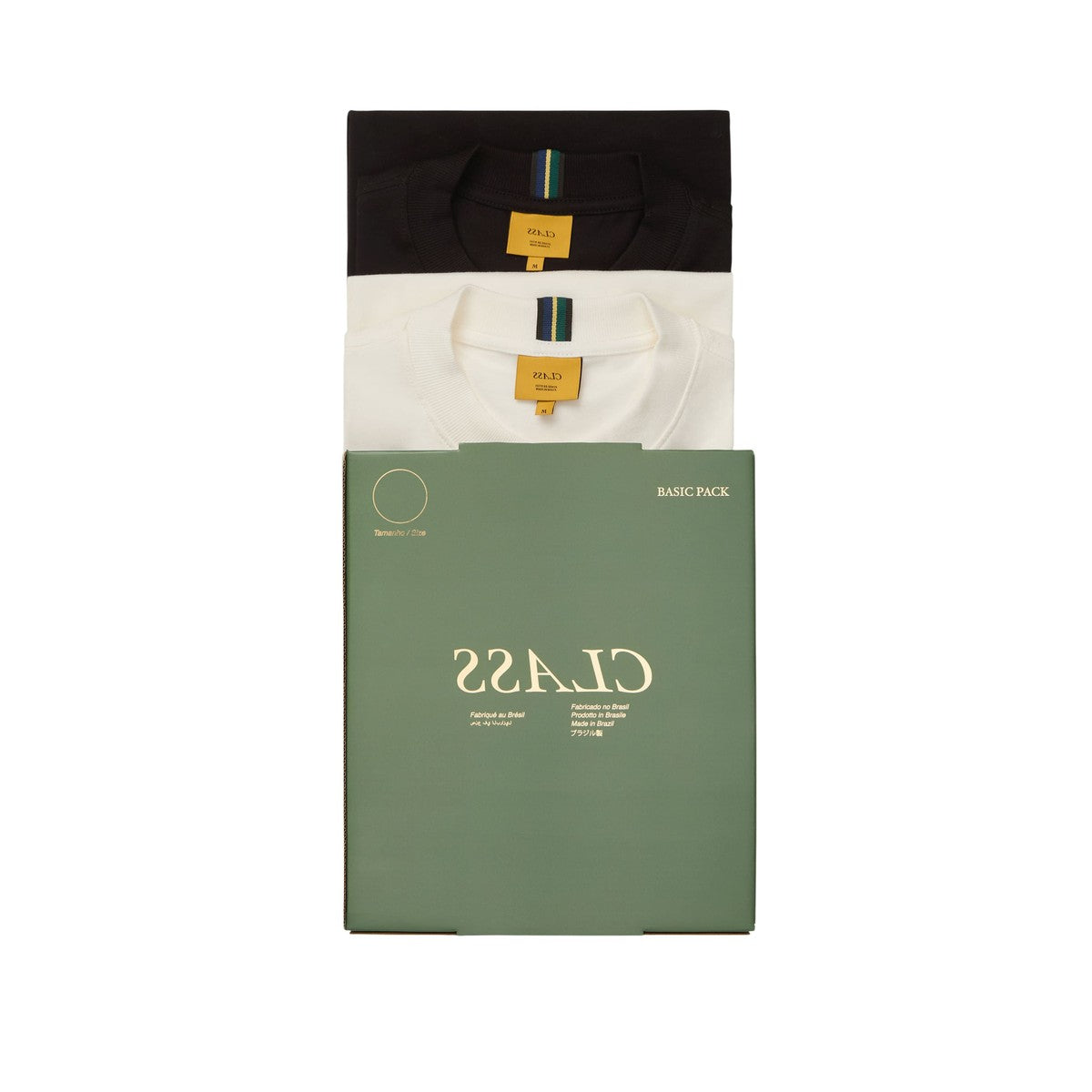 Pack Camisetas CLASS Basic Black/Off-White