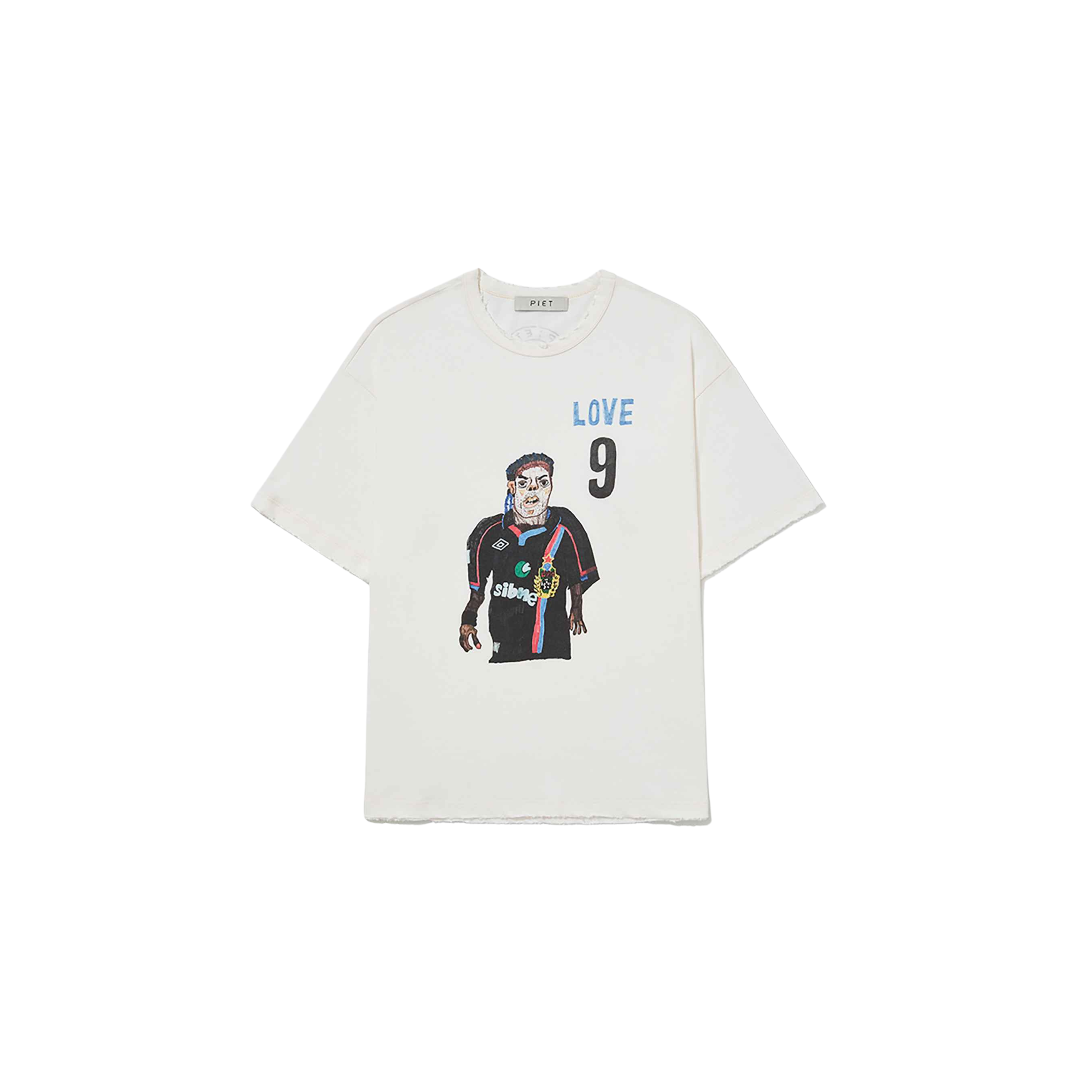 Camiseta PIET Illustrated 2 Bone White