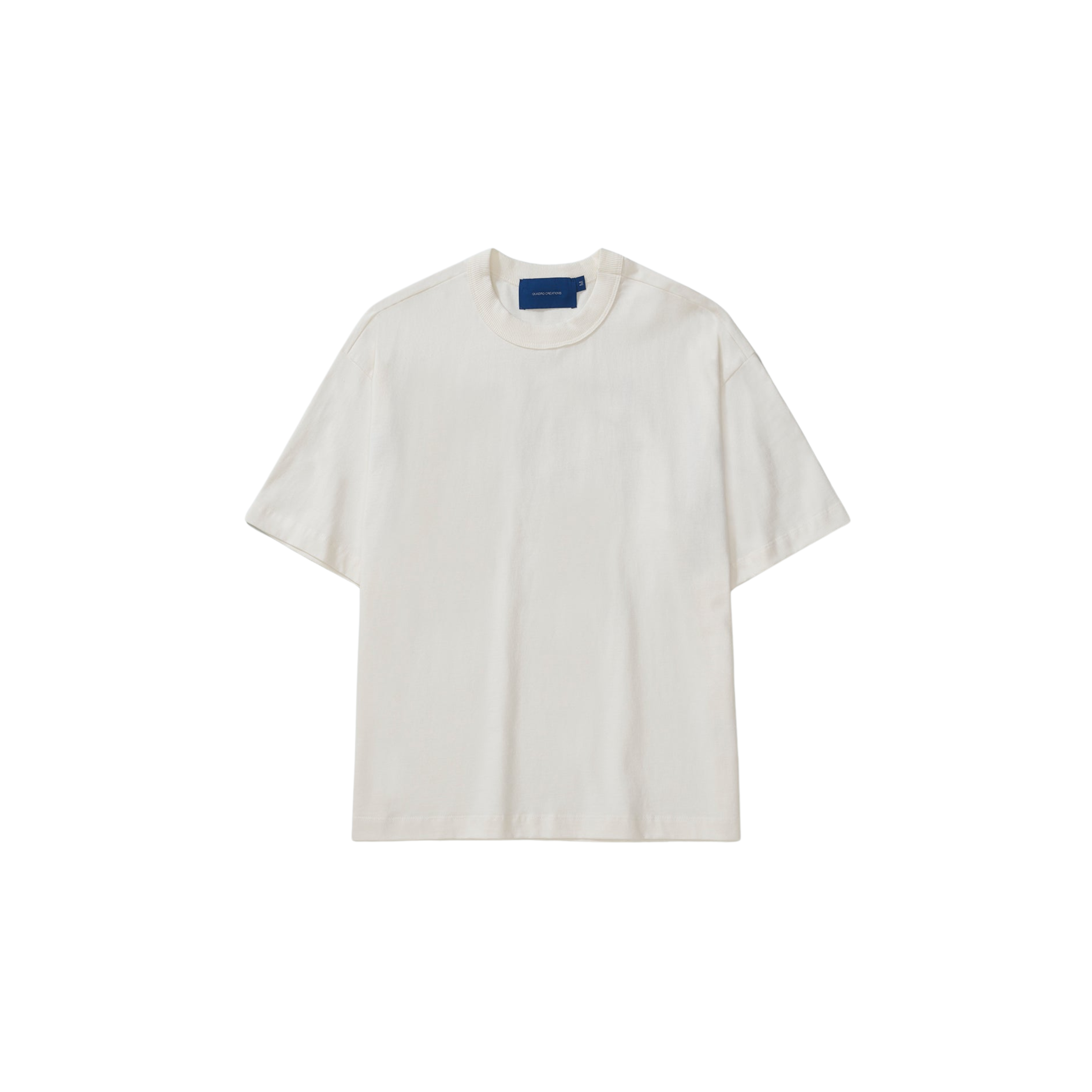 Camiseta QUADRO Grafite Burnout Boxy Off White