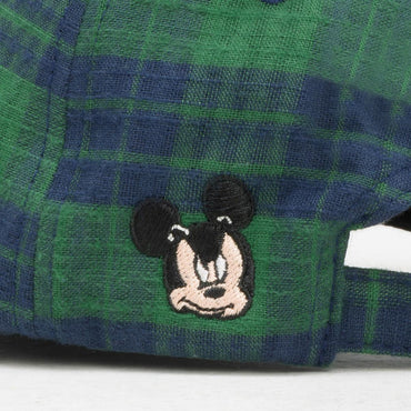 HIGH - Plaid Polo Hat Disney Green - Slow Office