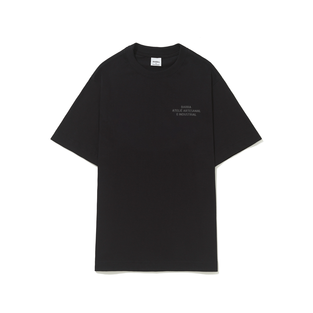 Camiseta BARRA "Ateliê Estêncil" Preta