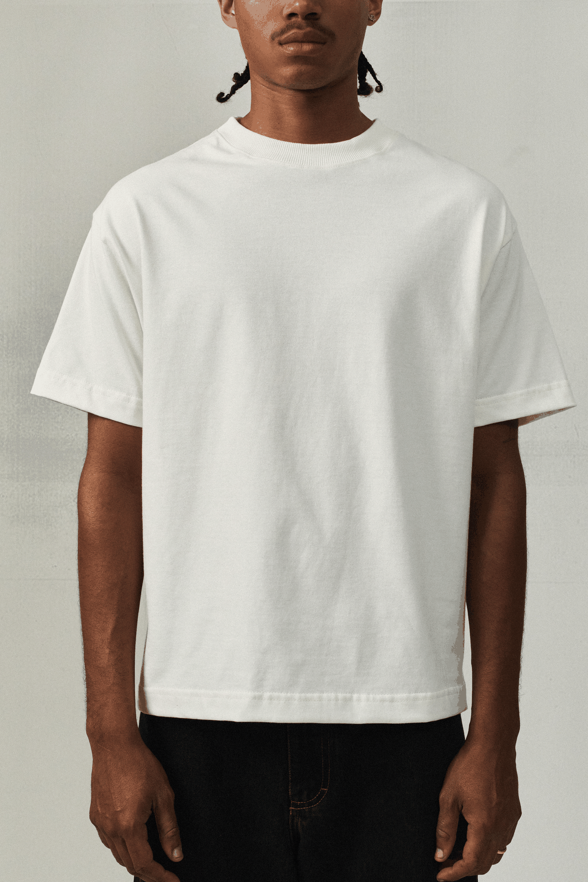 Camiseta BARRA "Goods B Estêncil" Off White