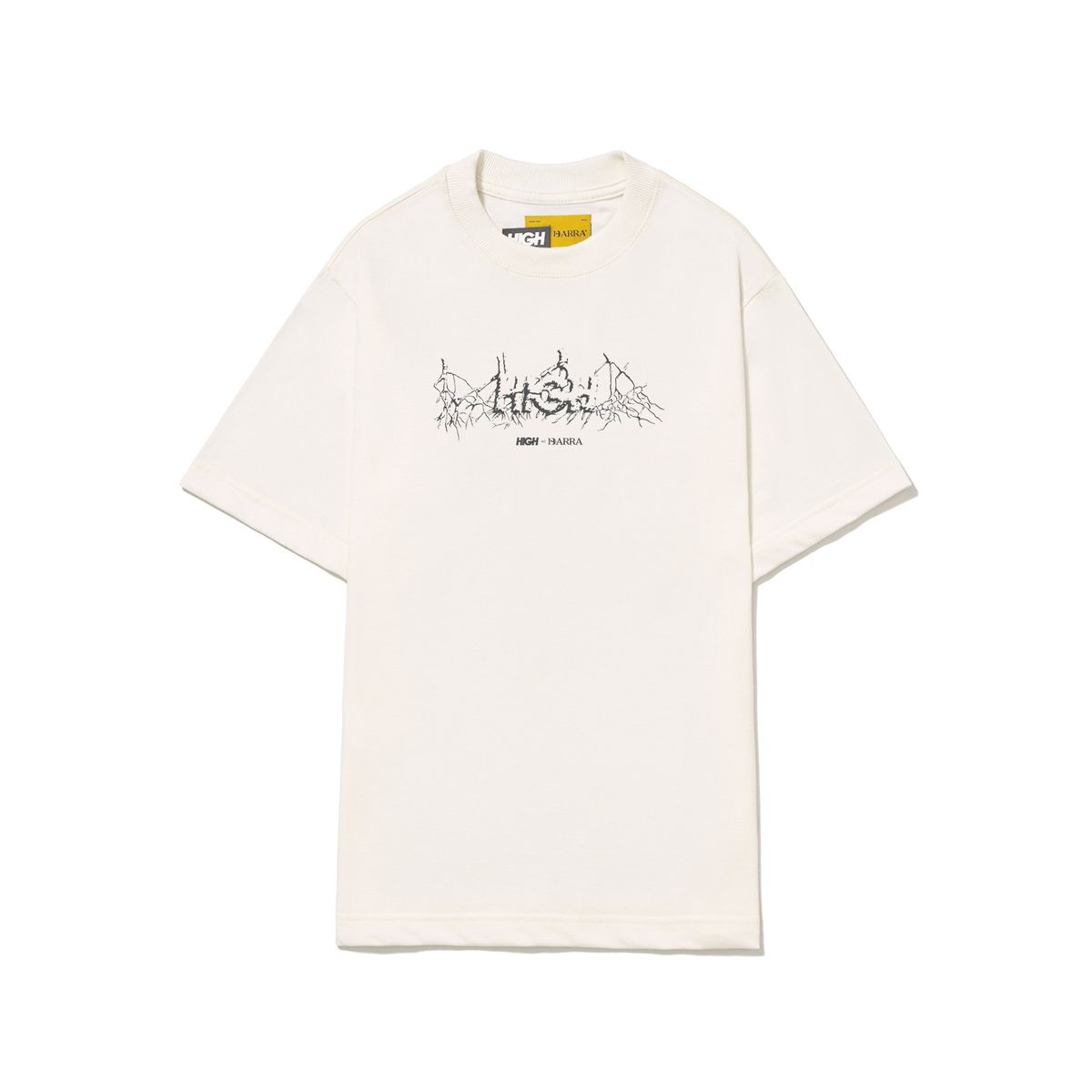 Camiseta Barra x High "RAIZES" Off White