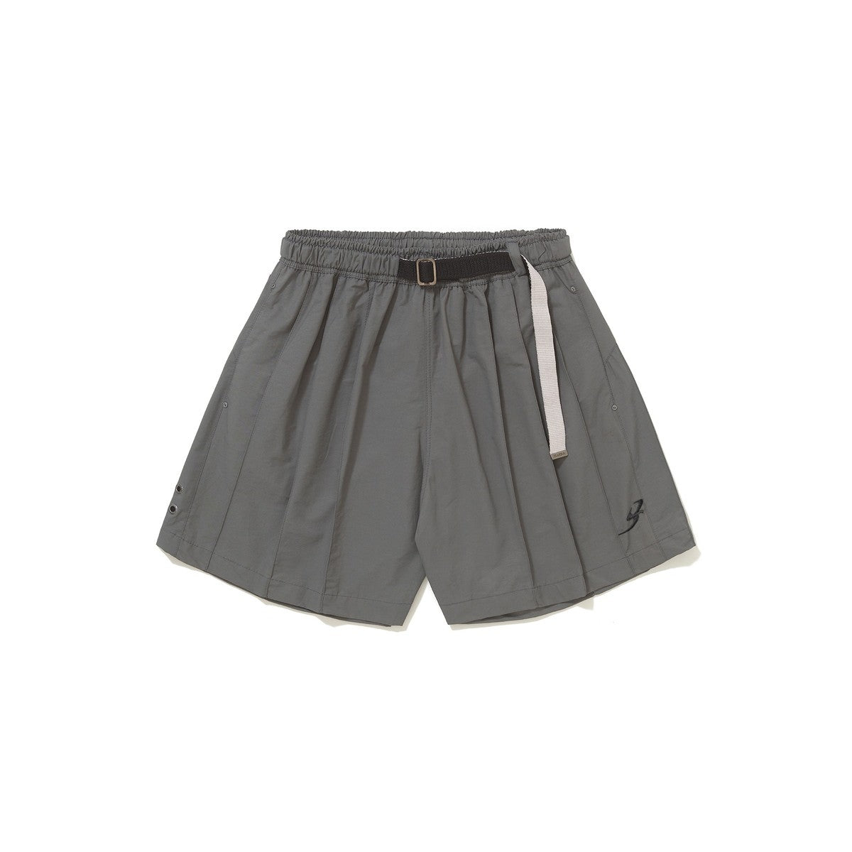 Short BARRA Nervuras "B Garça" Cinza