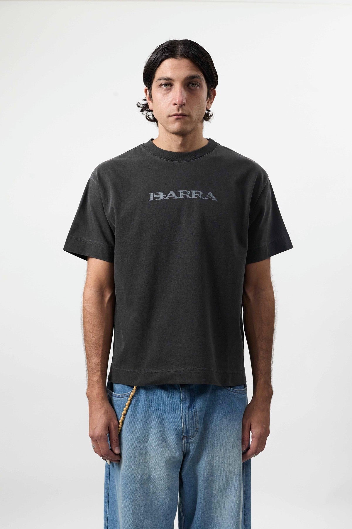 Camiseta Barra "LOGO REMIX" Preta Estonada
