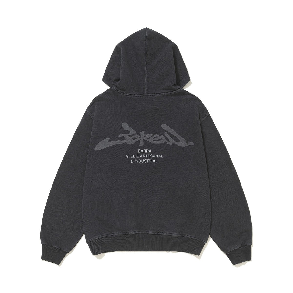 Moletom "Assinatura" Preto Estonado