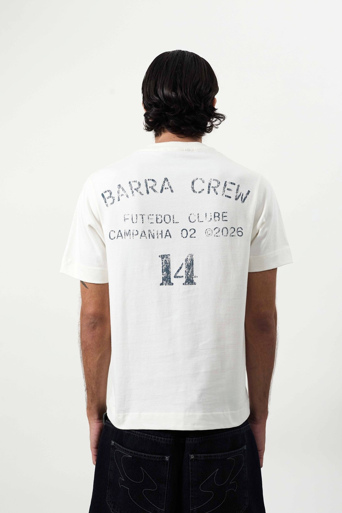 Camiseta Barra "BFC" Off White
