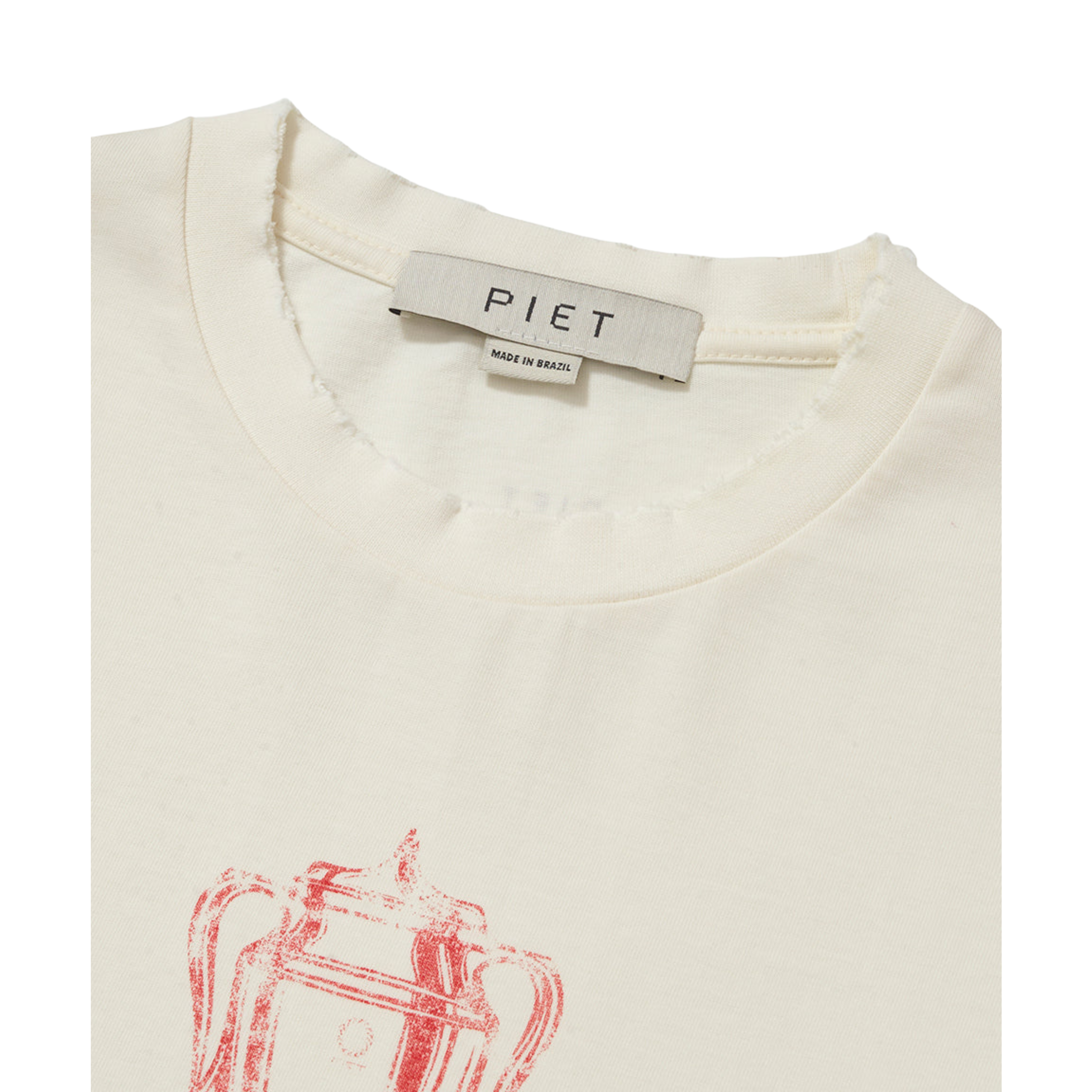 Camiseta PIET Football Association Bone White