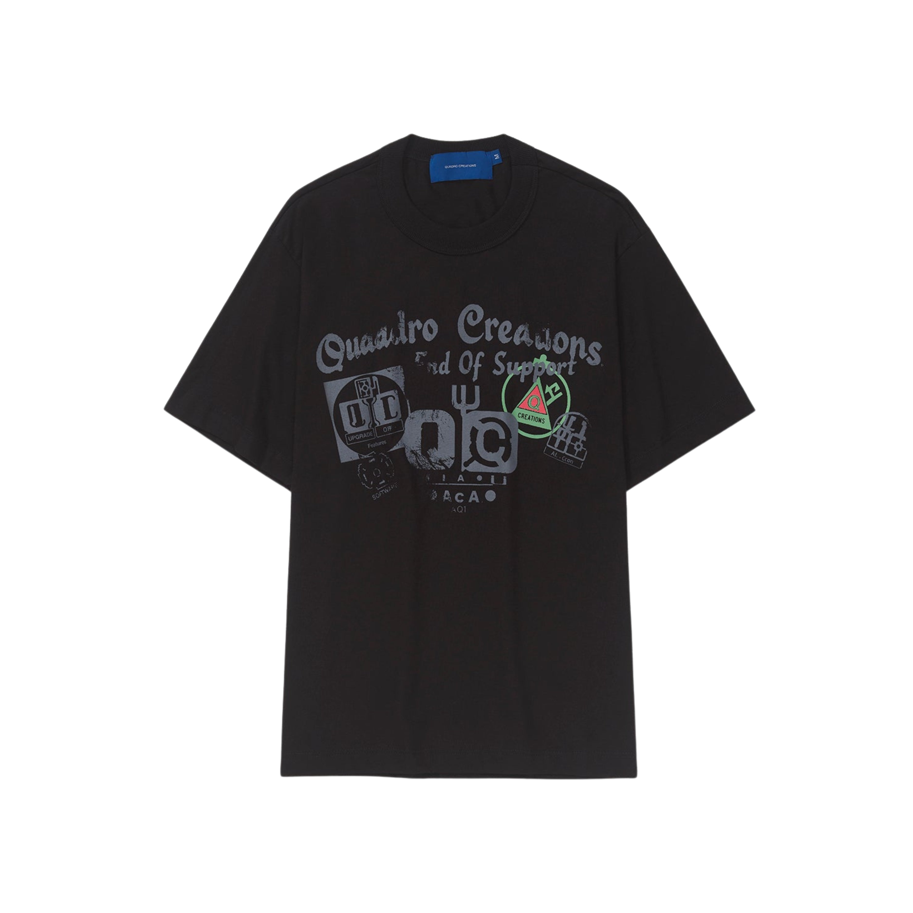 Camiseta QUADRO Qc Icons Regular Black