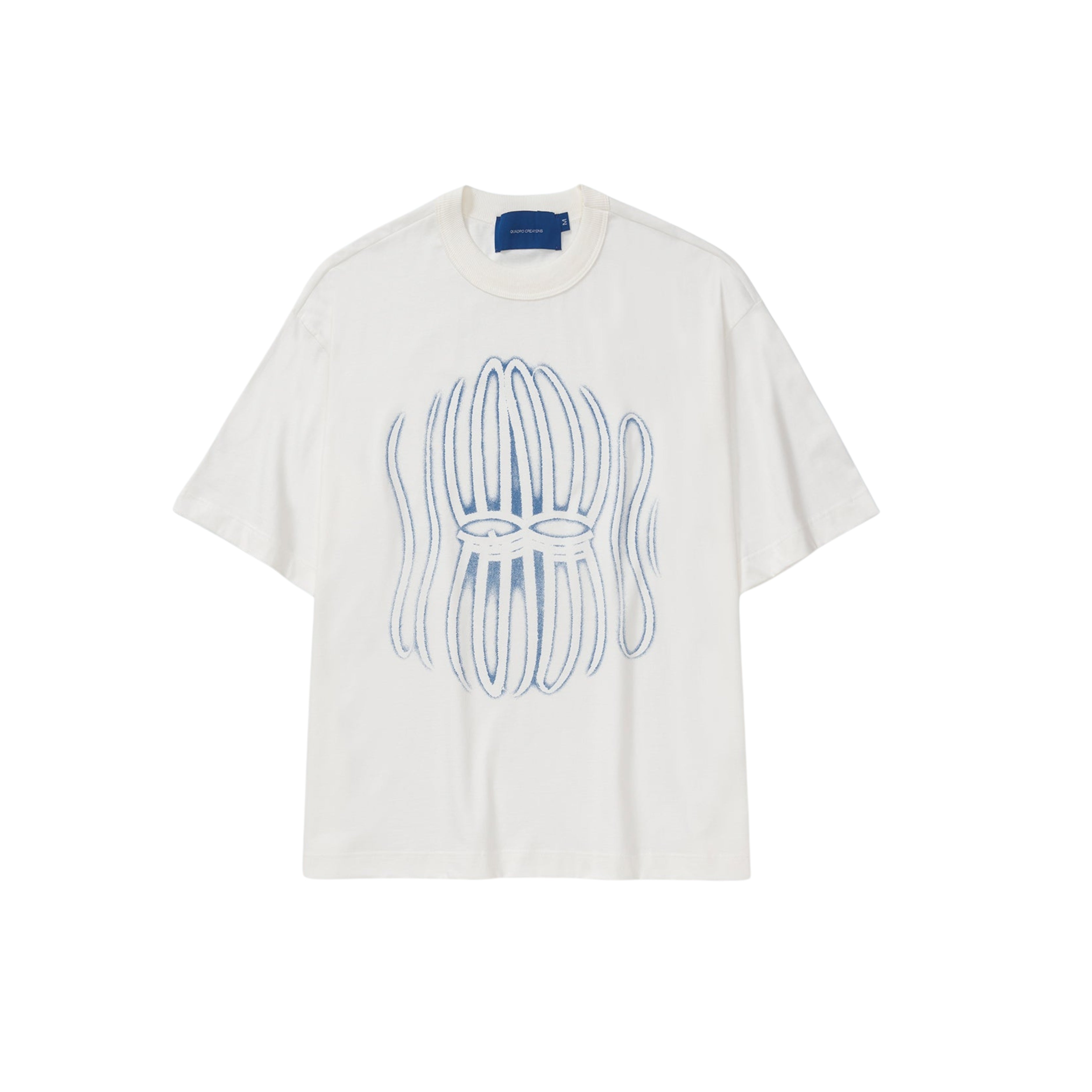 Camiseta QUADRO Qc Circuit Boxy Off White