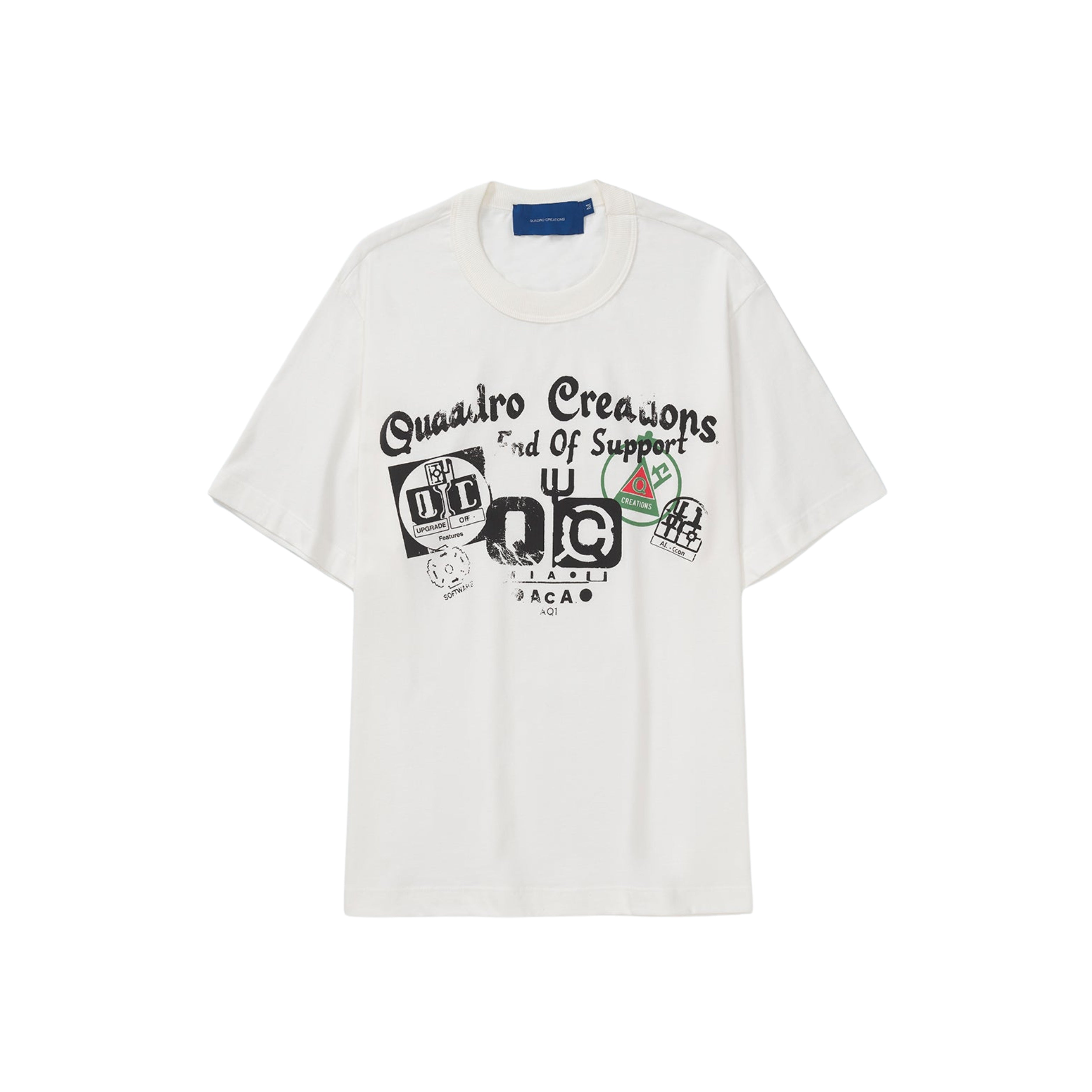 Camiseta QUADRO Qc Icons Regular Off White