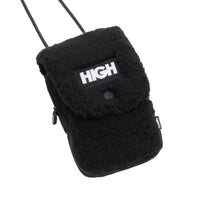 HIGH - Fleece Wallet Bag Black - Slow Office