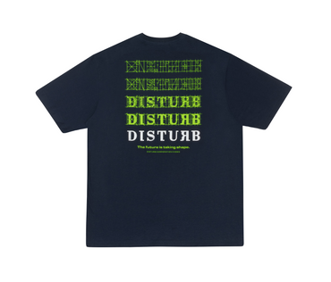 DISTURB - Camiseta Future Logo In Blue