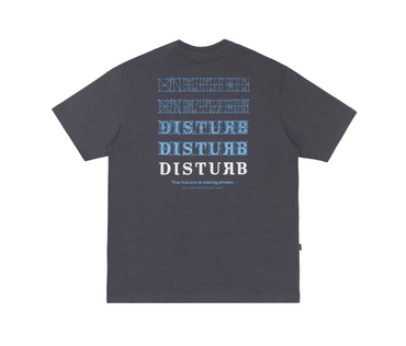 DISTURB - Camiseta Future Logo In Grey