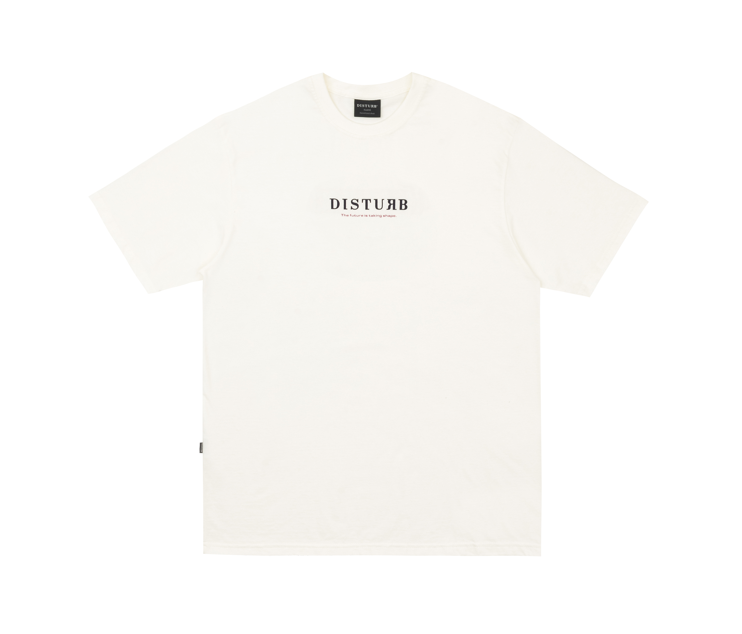 DISTURB - Camiseta Future Logo In Off-White