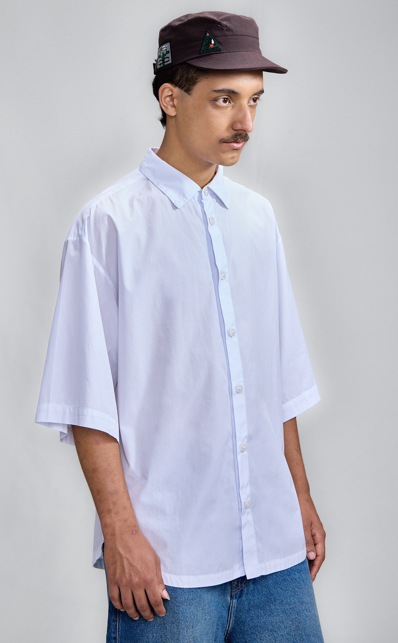Camisa Botão QUADRO Merét Shirt Branca