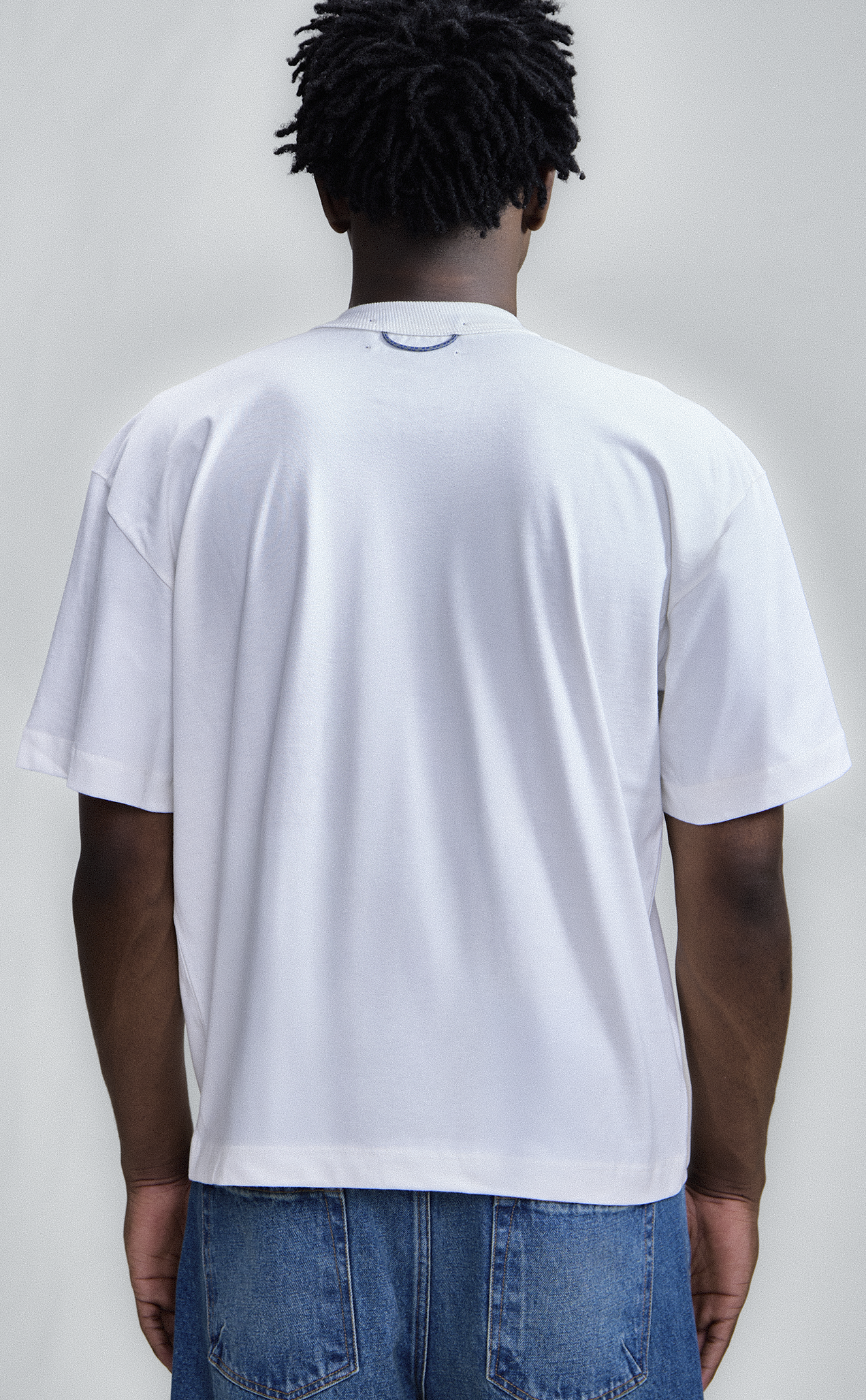 Camiseta QUADRO Ratio Dots Boxy Off White