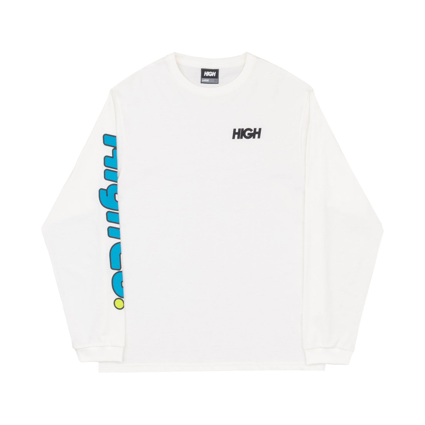 HIGH - Longsleeve Synth White - Slow Office