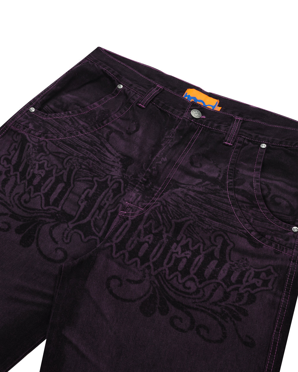 Calça MAD Jeans Asas Lilás
