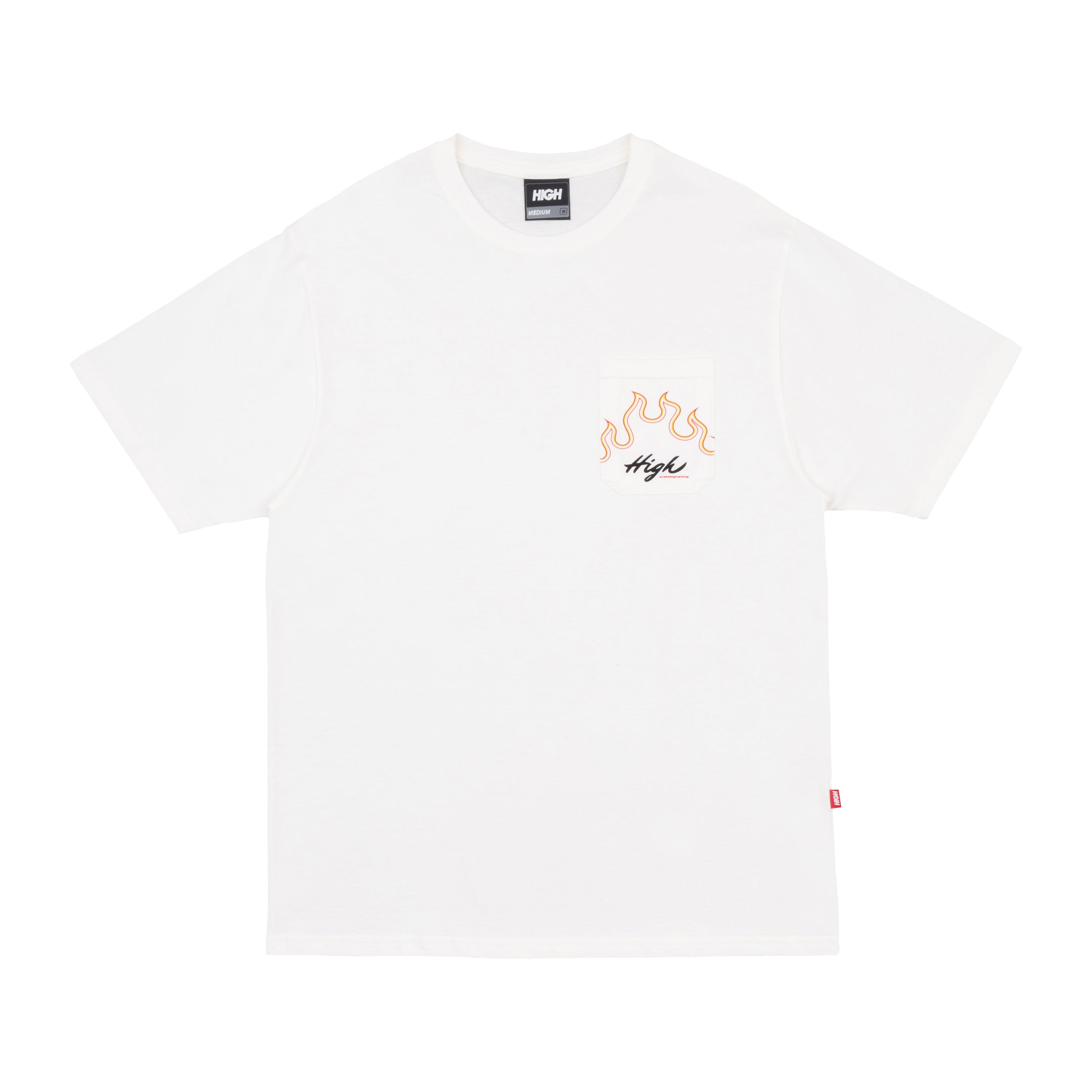 HIGH - Camiseta Pocket Futtoburo White - Slow Office