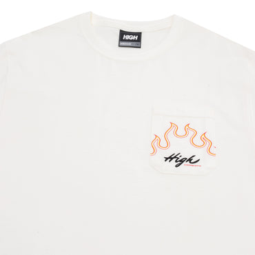 HIGH - Camiseta Pocket Futtoburo White - Slow Office