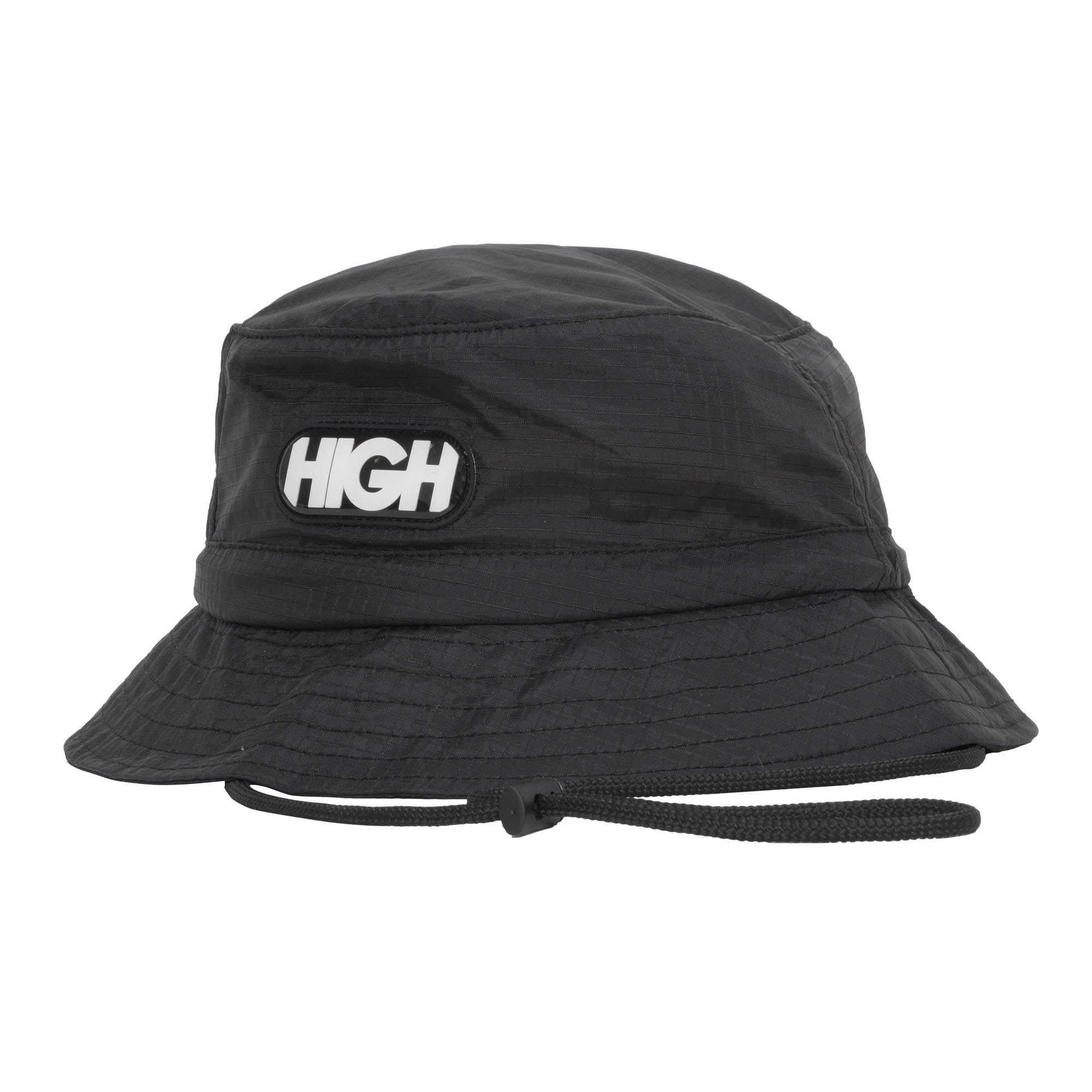 HIGH - Bucket Pocket Ripstop Hat Black
