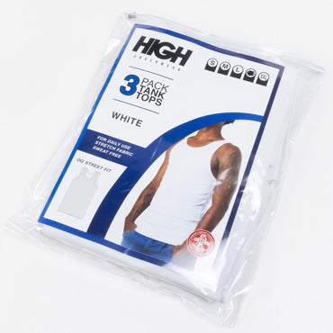 HIGH - Tank Top Pack White - Slow Office