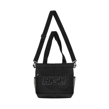 HIGH - Tote Bag Outline Logo Mesh Black