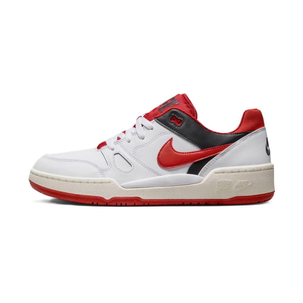 Tênis NIKE Full Force Low Branco/Vermelho