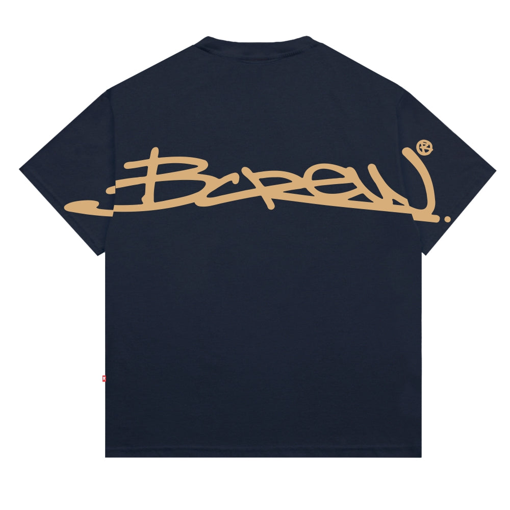 Barra Crew - Camiseta Signature Navy - Slow Office