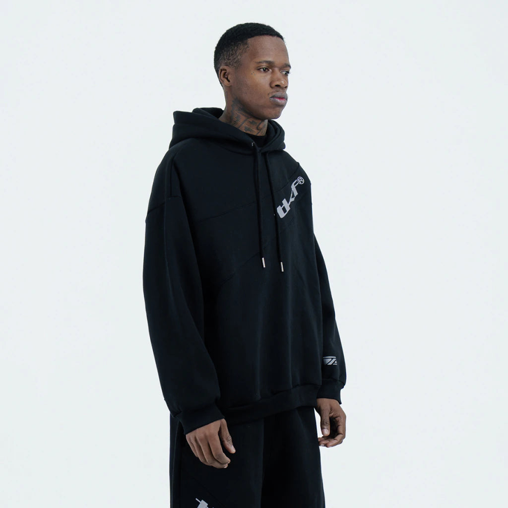 Moletom "Double Layer Black Hoodie" Preto