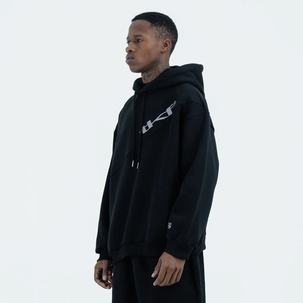 Moletom "Double Layer Black Hoodie" Preto
