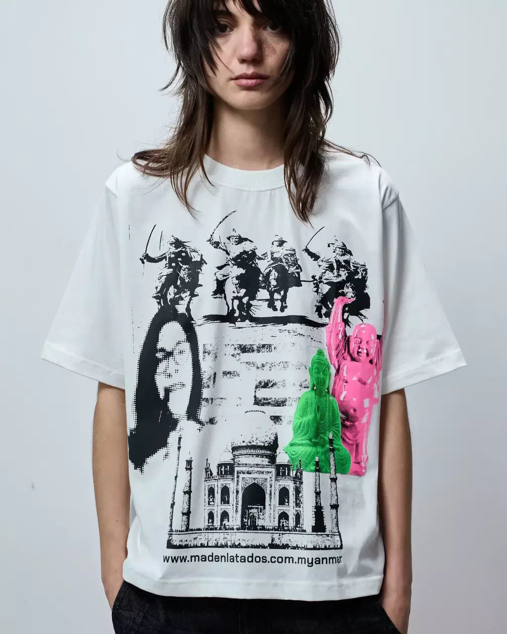 Camiseta MAD Myanmar Off White