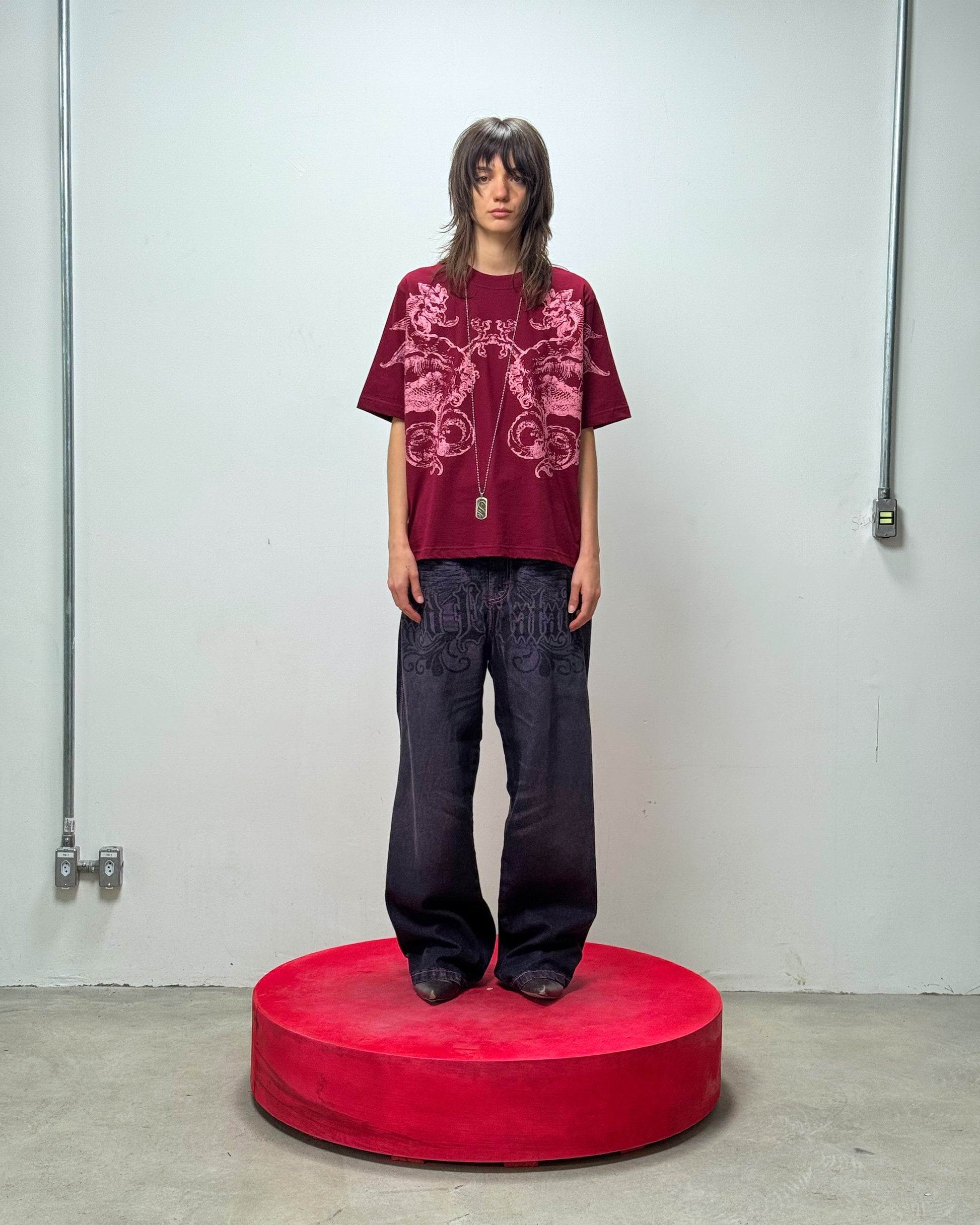 Calça MAD Jeans Asas Lilás