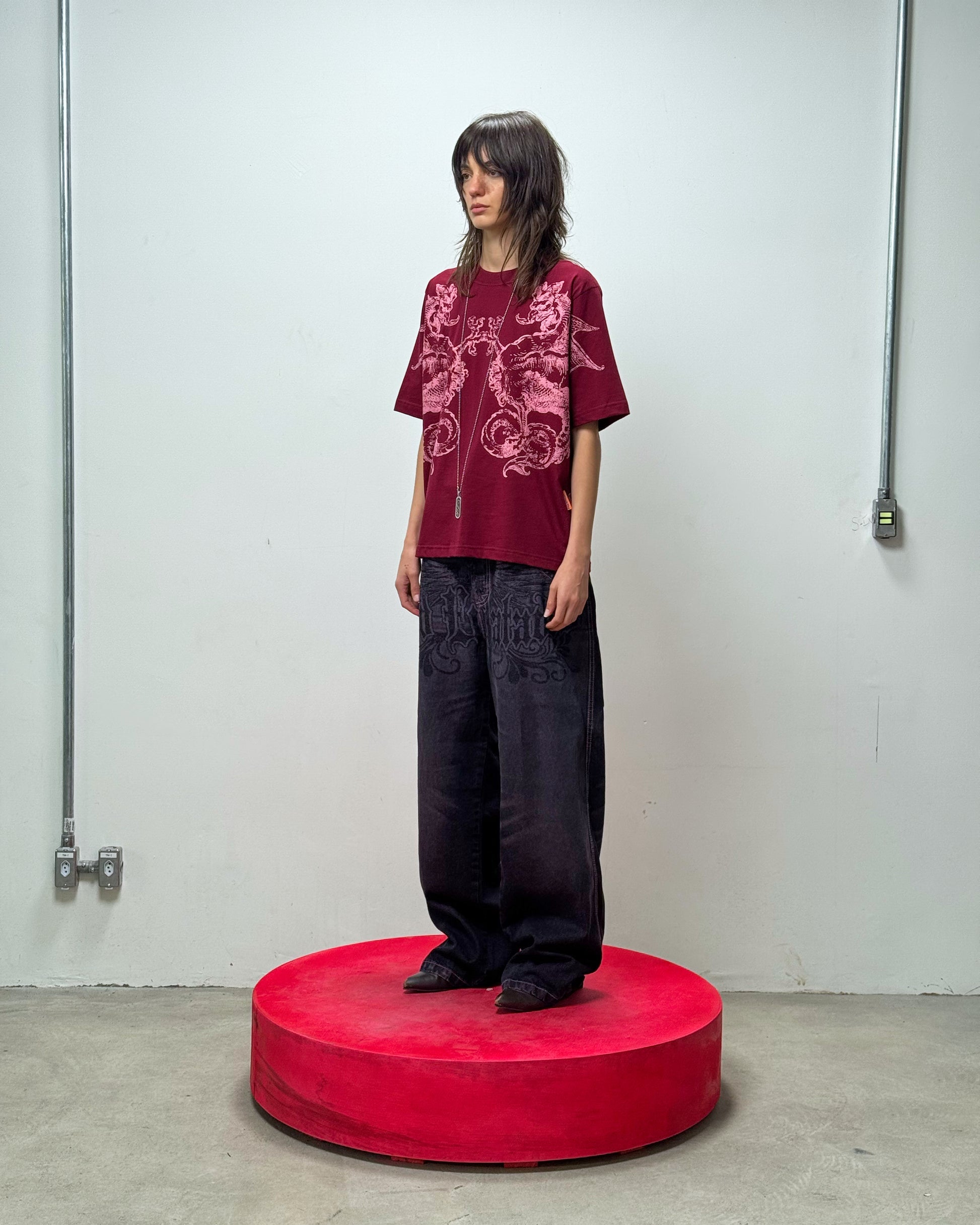 Calça MAD Jeans Asas Lilás