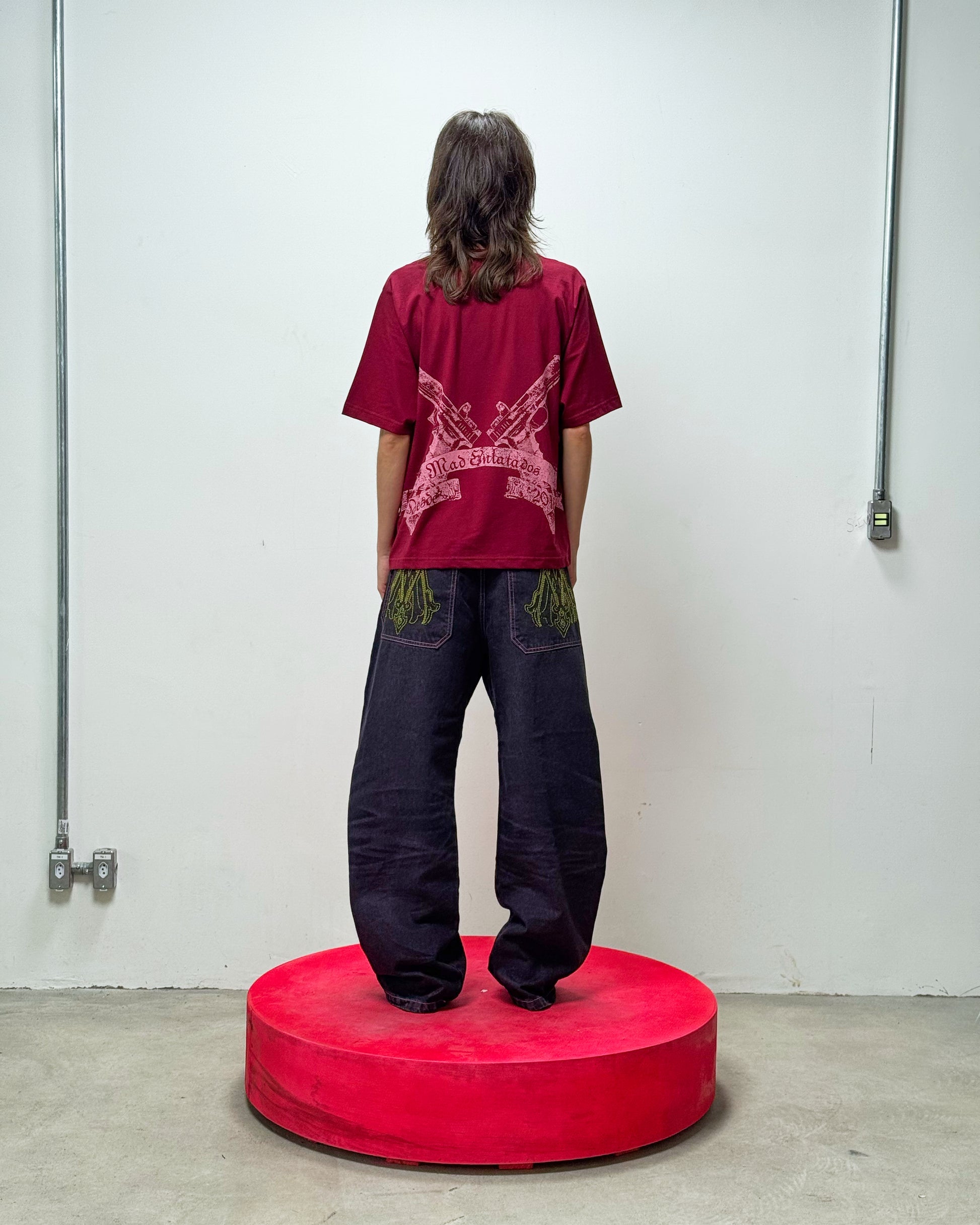 Calça MAD Jeans Asas Lilás